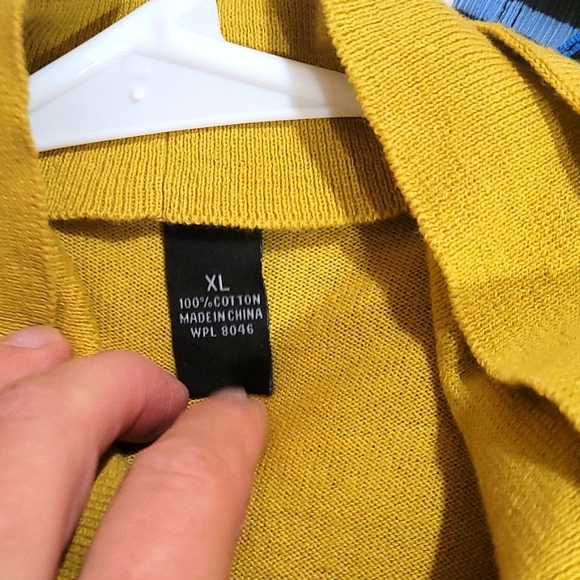 INC Mustard Camisole and cropped sweater XL - Picture 7 of 8